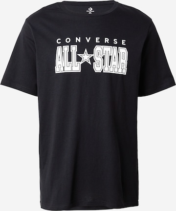 juoda CONVERSE Marškinėliai 'ALL STAR': priekis