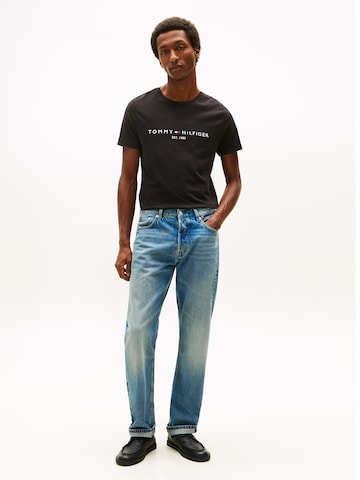 TOMMY HILFIGER Regular fit Póló - fekete