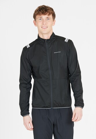 ENDURANCE Athletic Jacket 'Diker' in Black: front