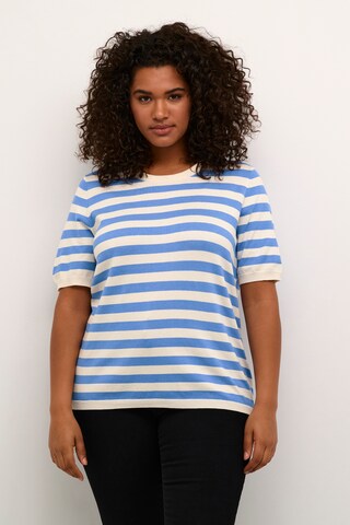 KAFFE CURVE - Jersey 'Malia' en beige: frente