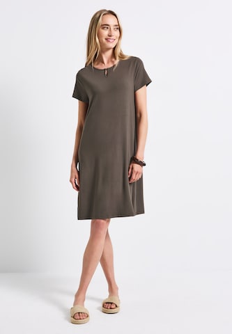 STREET ONE Kleid in Braun: Vorderseite