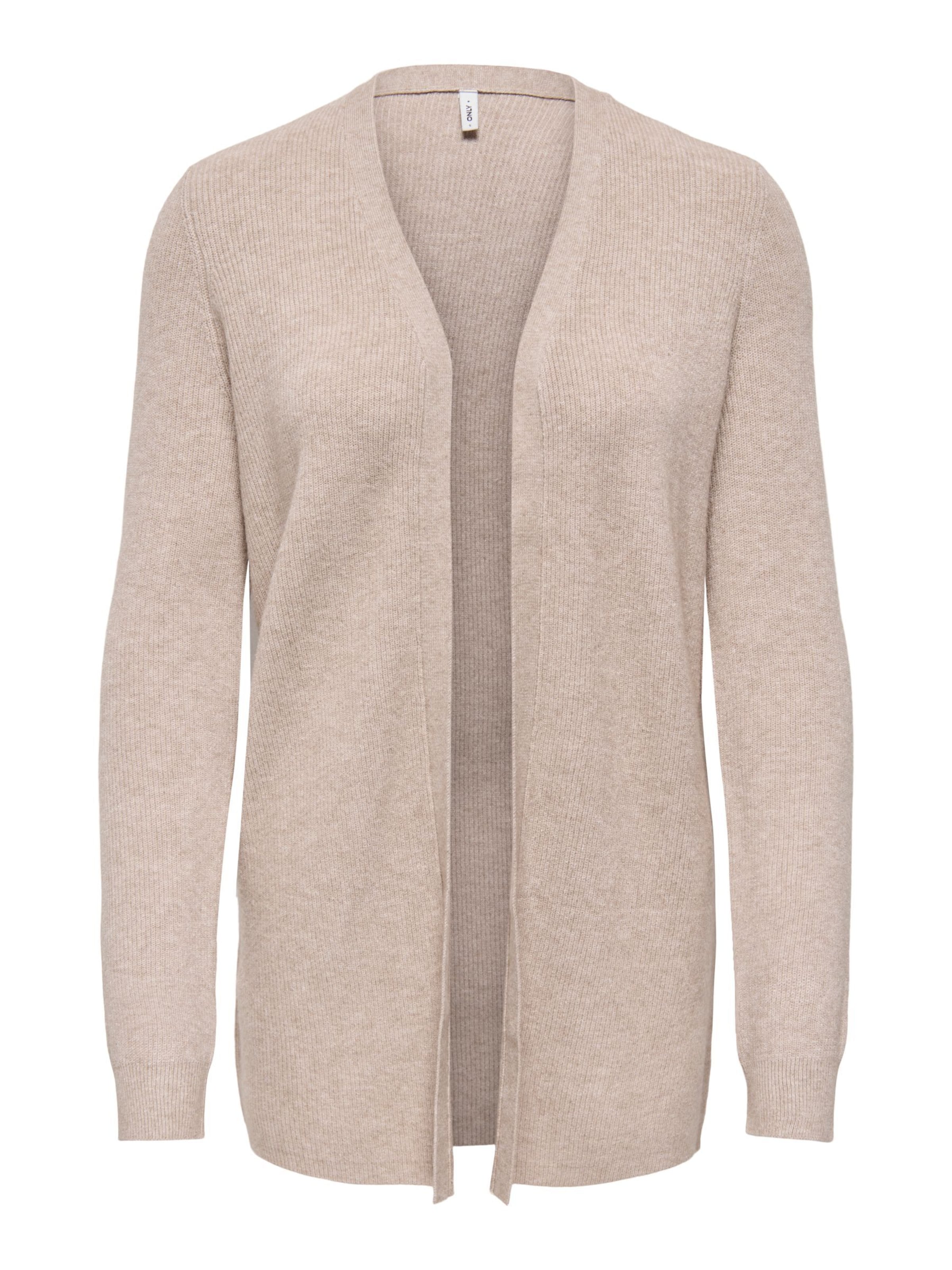 ONLY Knit Cardigan in Brown: front