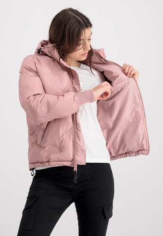 ALPHA INDUSTRIES Zimní bunda – pink