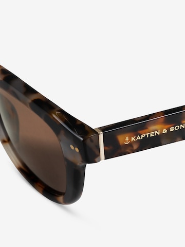 Kapten & Son Sunglasses 'Bilbao Desert Speckled Brown' in Brown