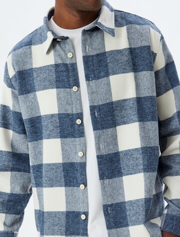 Koton Regular Fit Hemd in Blau