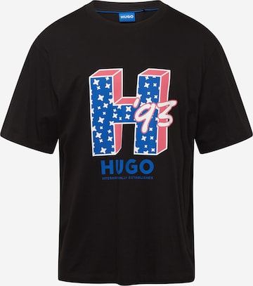 T-Shirt 'Nentryle' HUGO en noir : devant