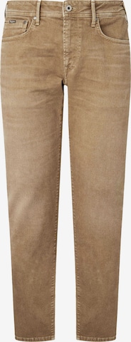 Pepe Jeans Slim fit Jeans 'STANLEY' in Brown: front