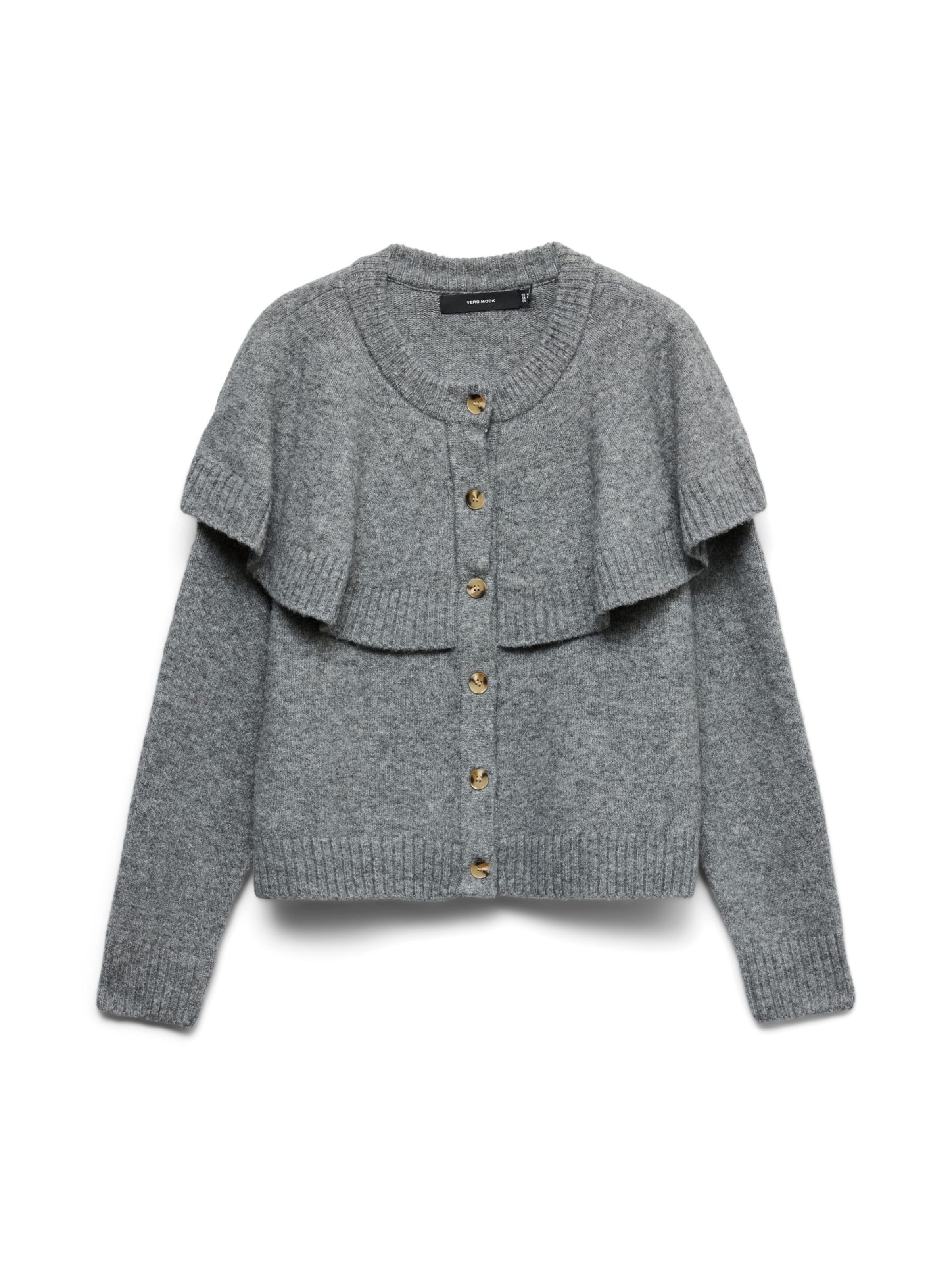 VERO MODA - Cárdigan en gris: frente