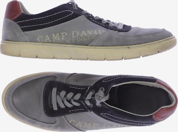 CAMP DAVID Halbschuh 45 in Grau: predná strana