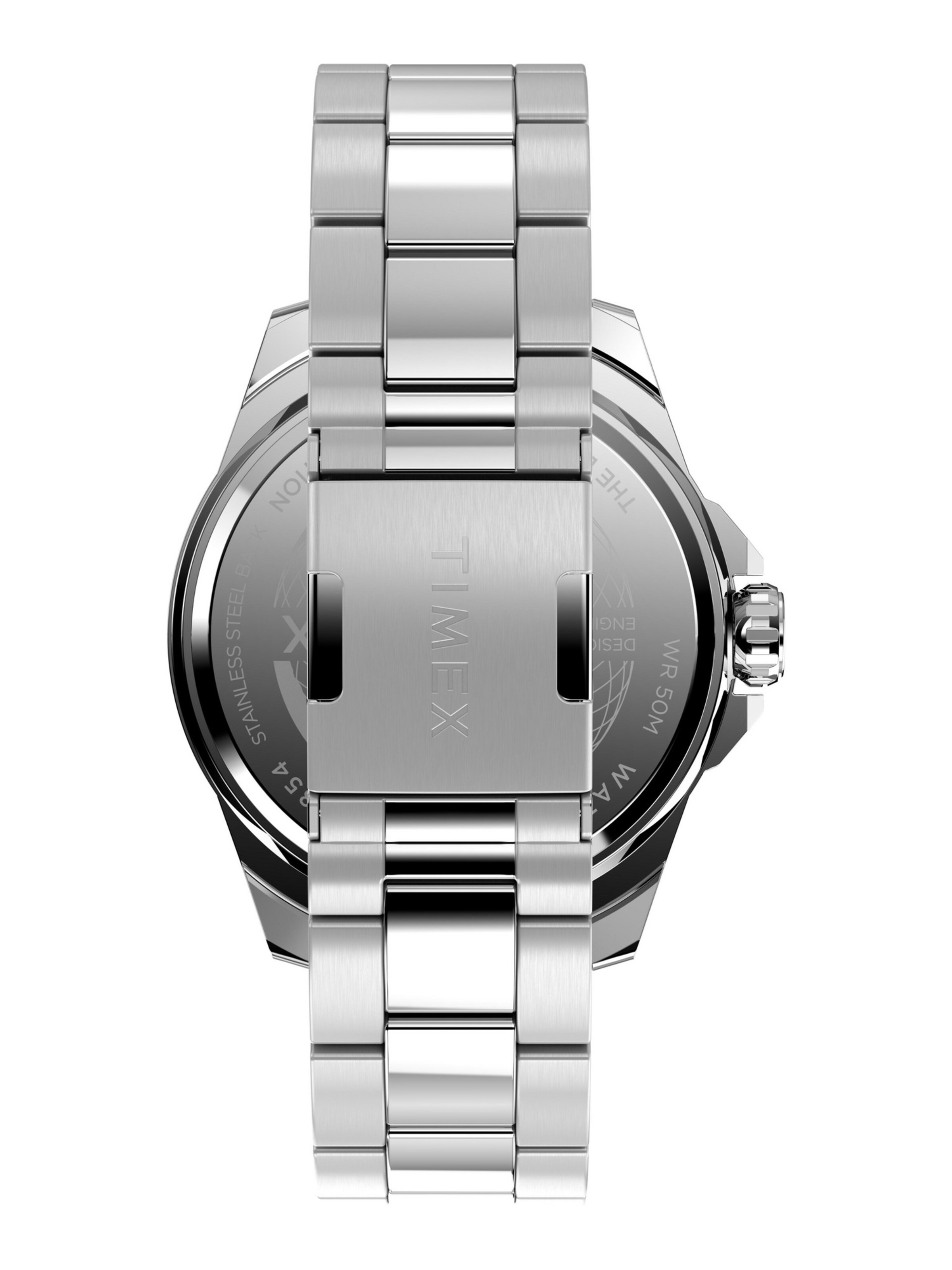 TIMEX Analoog horloge 'Essex Ave' in Zilver