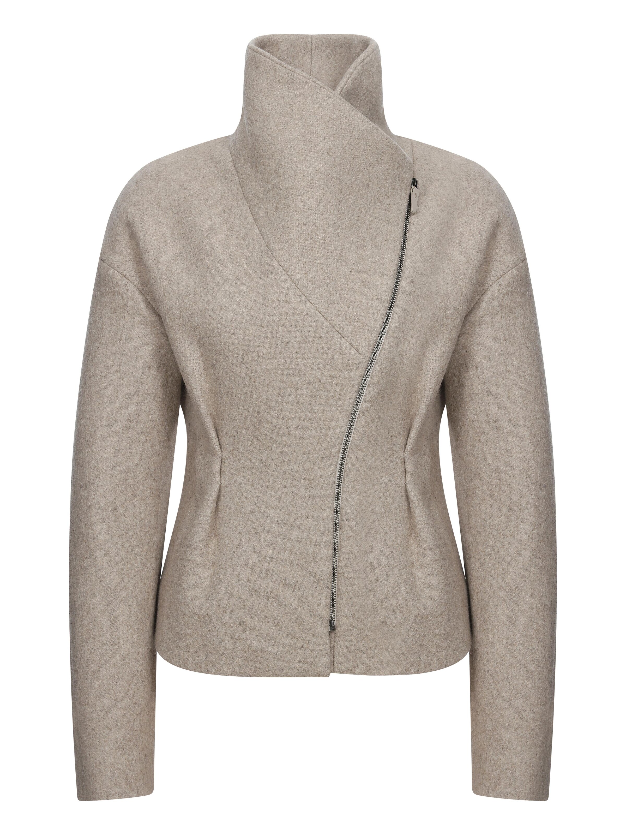 Giacca invernale 'Sofia' di V S P in beige: frontale