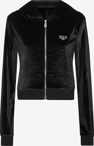 Philipp Plein - Casaco meia-estação 'Skull' em preto: frente