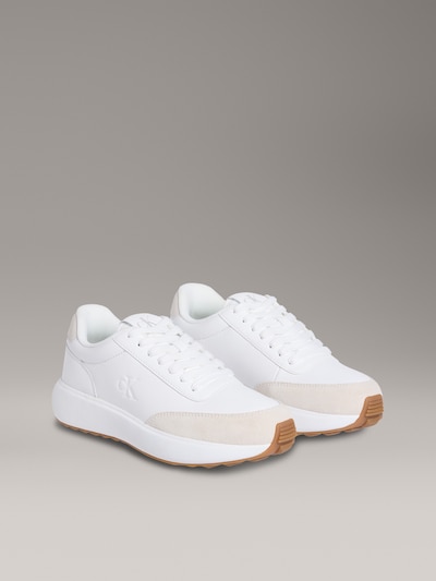 Calvin Klein Jeans Sneakers 'ATHLEISURE' in Nude / White, Item view