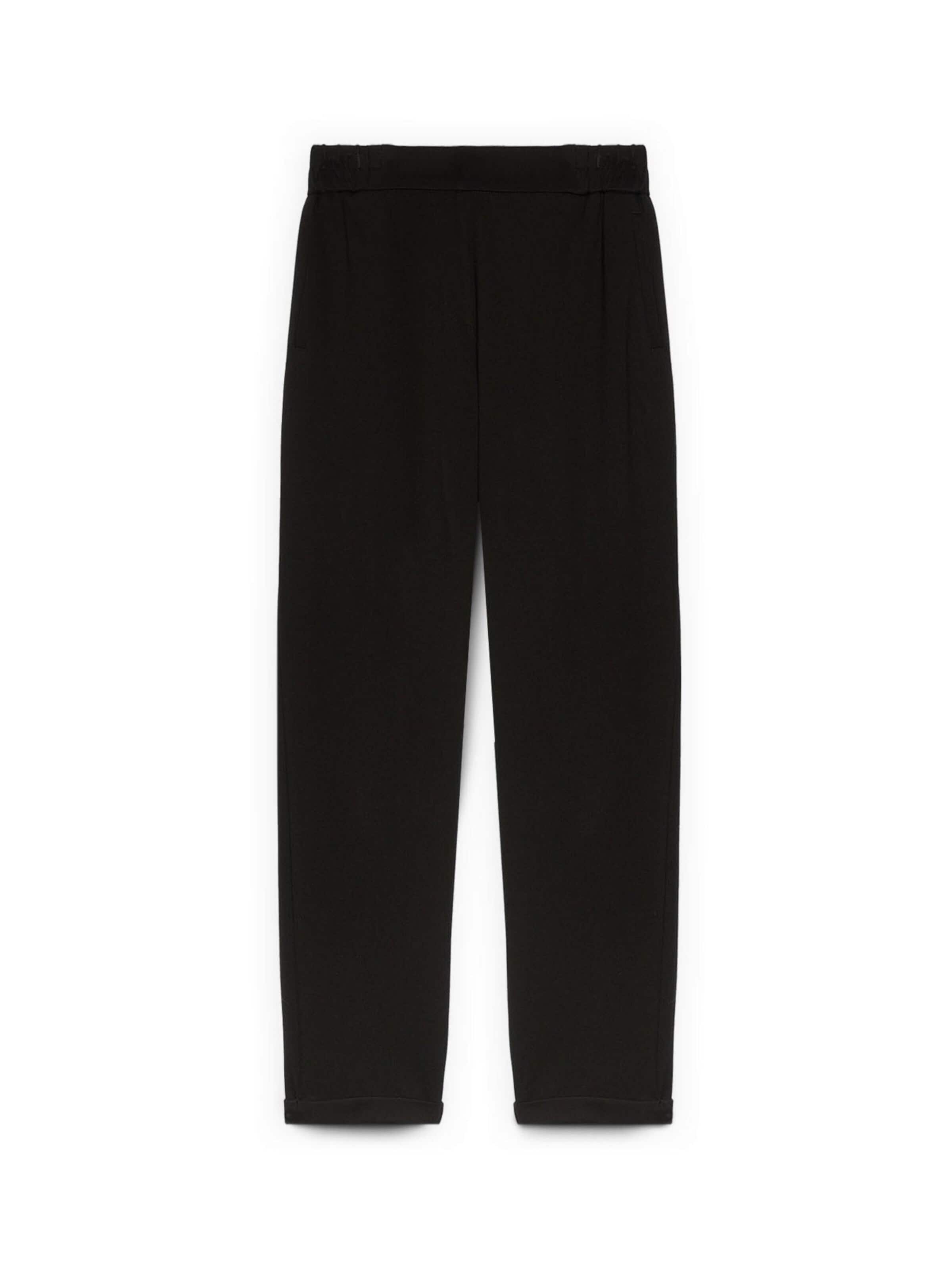Slimfit Pantaloni di Fiorella Rubino in nero: frontale