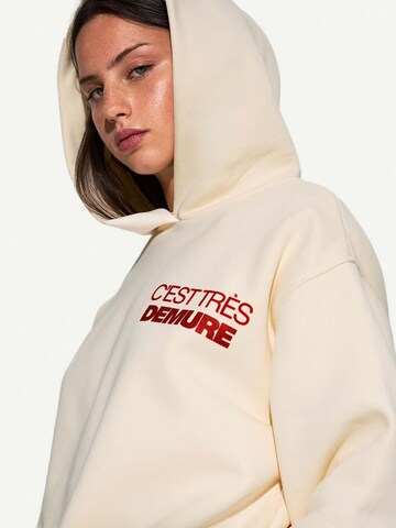 Bershka Sweatshirt i beige
