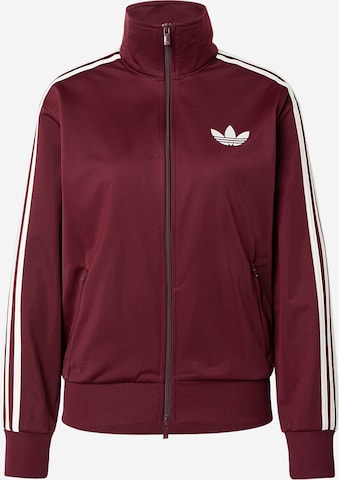 ADIDAS ORIGINALS Кофта на молнии 'FB' в Красный: спереди