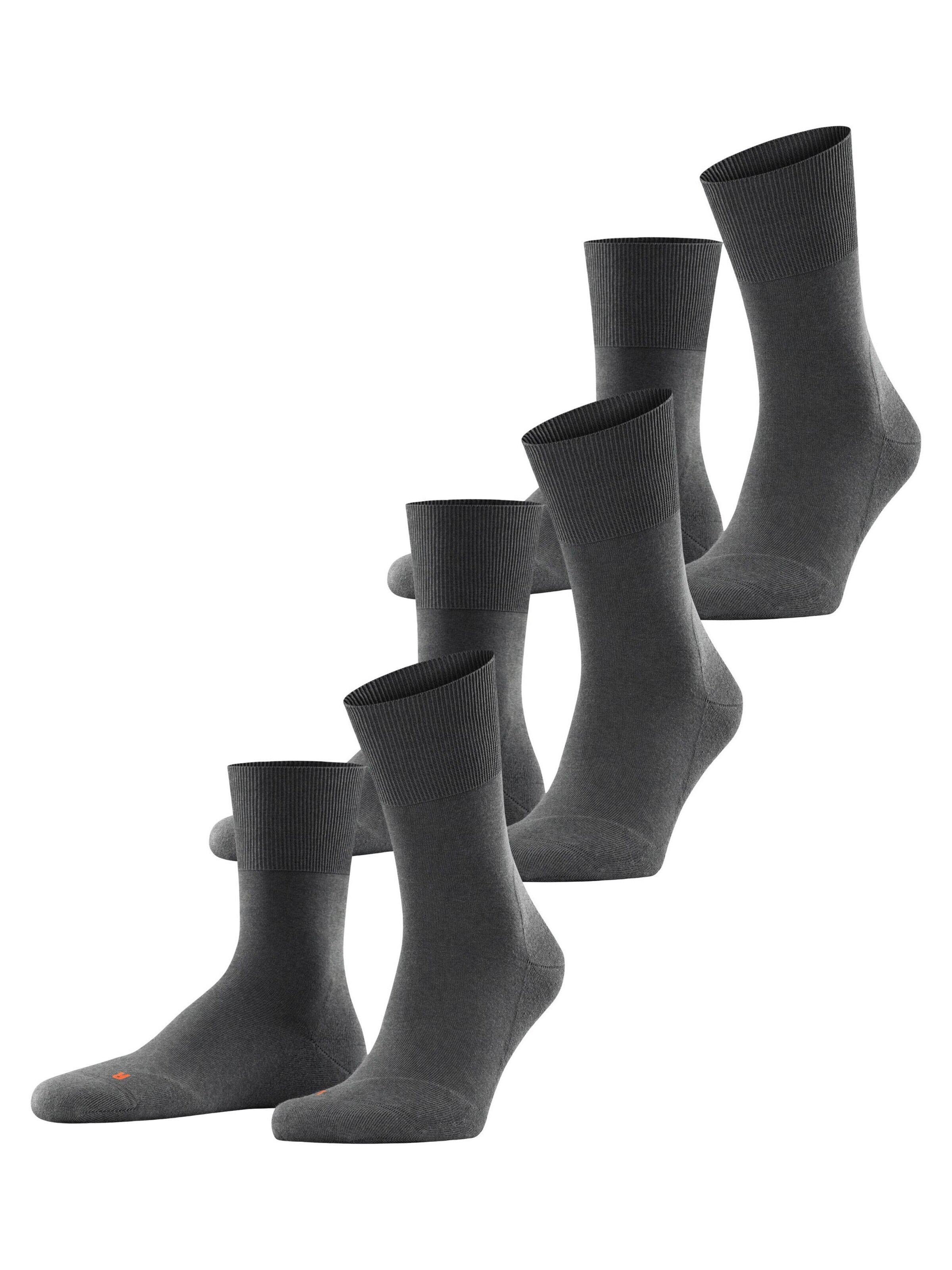 FALKE Socken 'Run 3-Pack'‌‌‌‌‌‌‌‌‌ in Grau: Vorderseite
