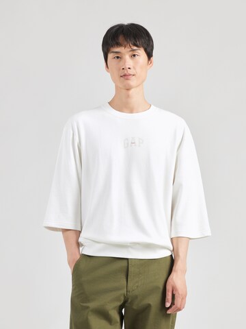 GAP Shirt in Wit: voorkant