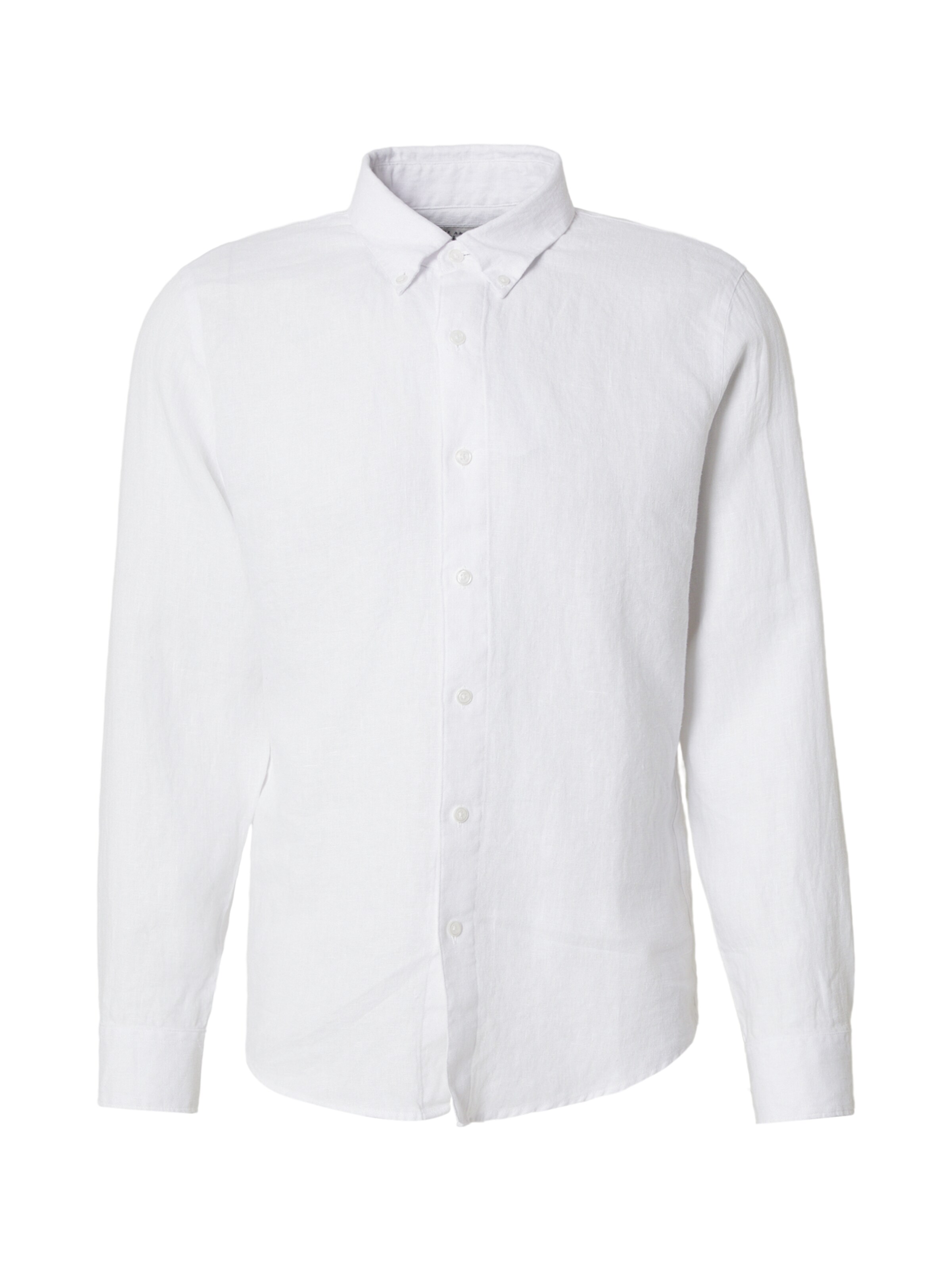 Abercrombie & Fitch Skjorte 'COLLINS' i S i hvid, Produktvisning