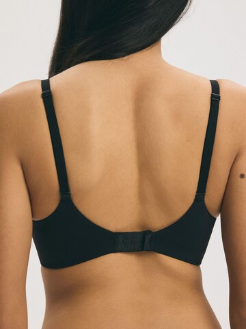 ESOTIQ - Push-up Sujetador 'Push-up-BH Kassidy, glatte T-Shirt-Cups, herausnehmbare Polster' en negro