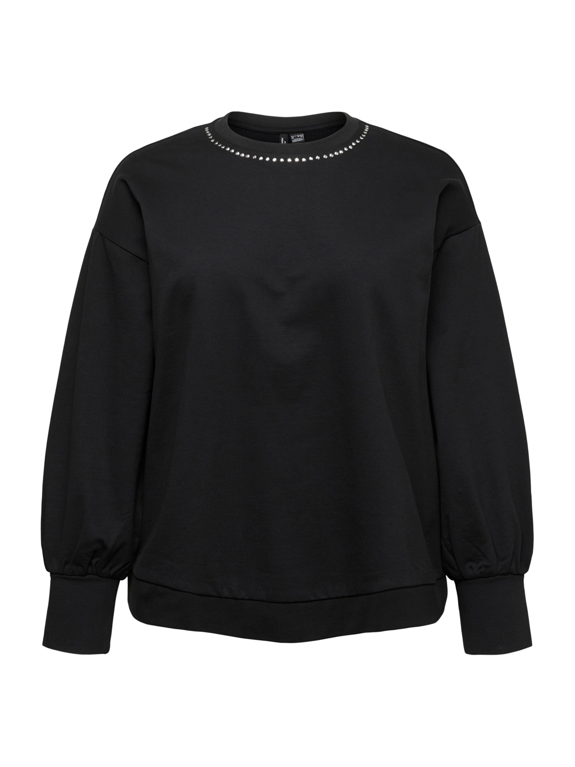 Vero Moda Curve - Sudadera 'VMCBIRTHE' en negro: frente