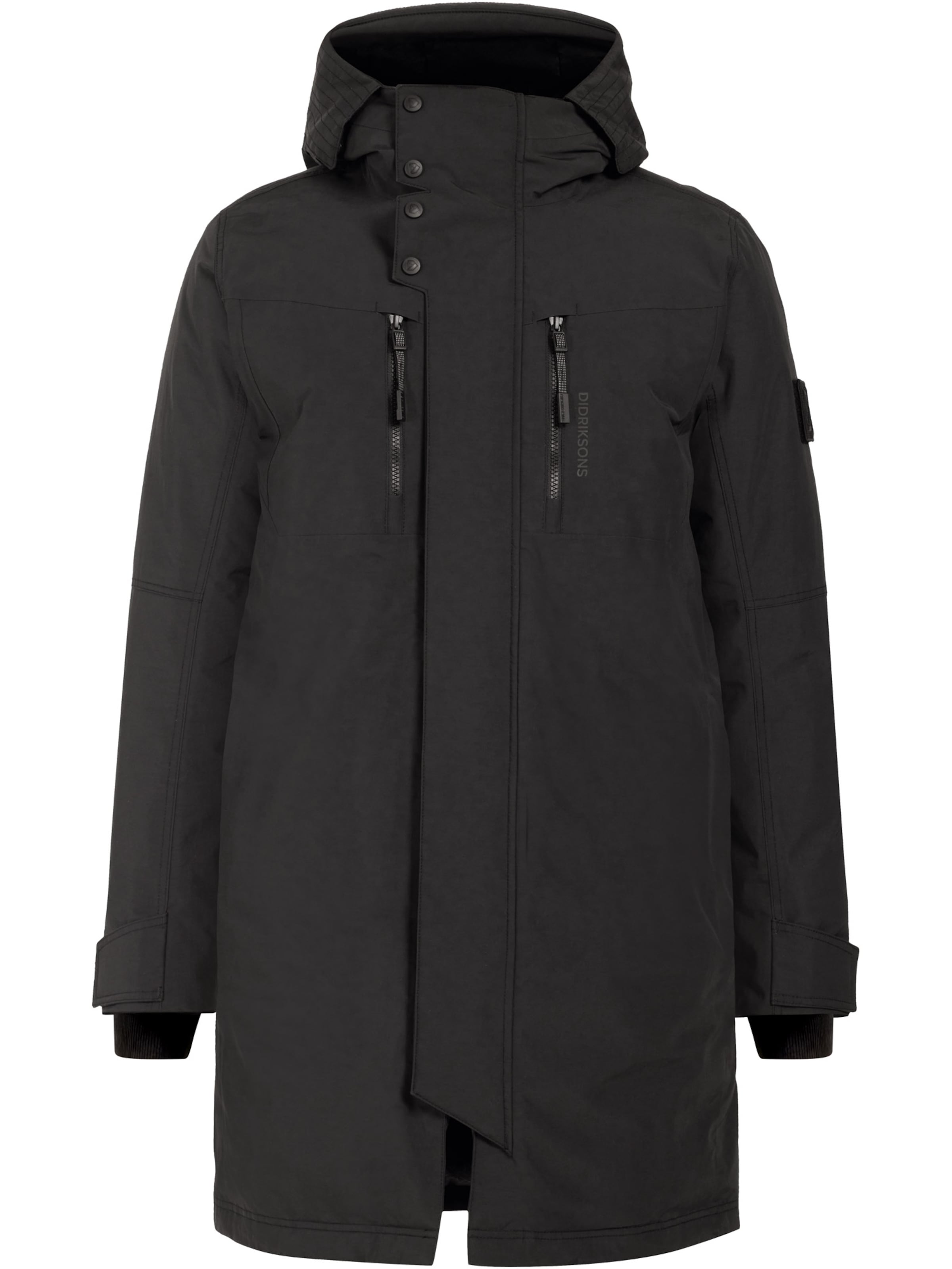 Didriksons Winter parka in Black: front