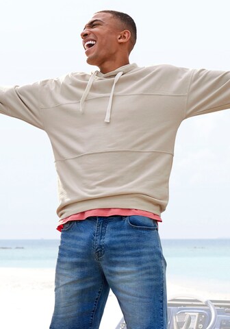 H.I.S Sweatshirt in Beige