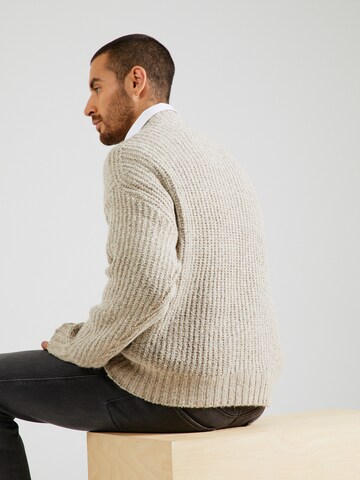 JACK & JONES Sweater 'JORQUEENS' in Beige