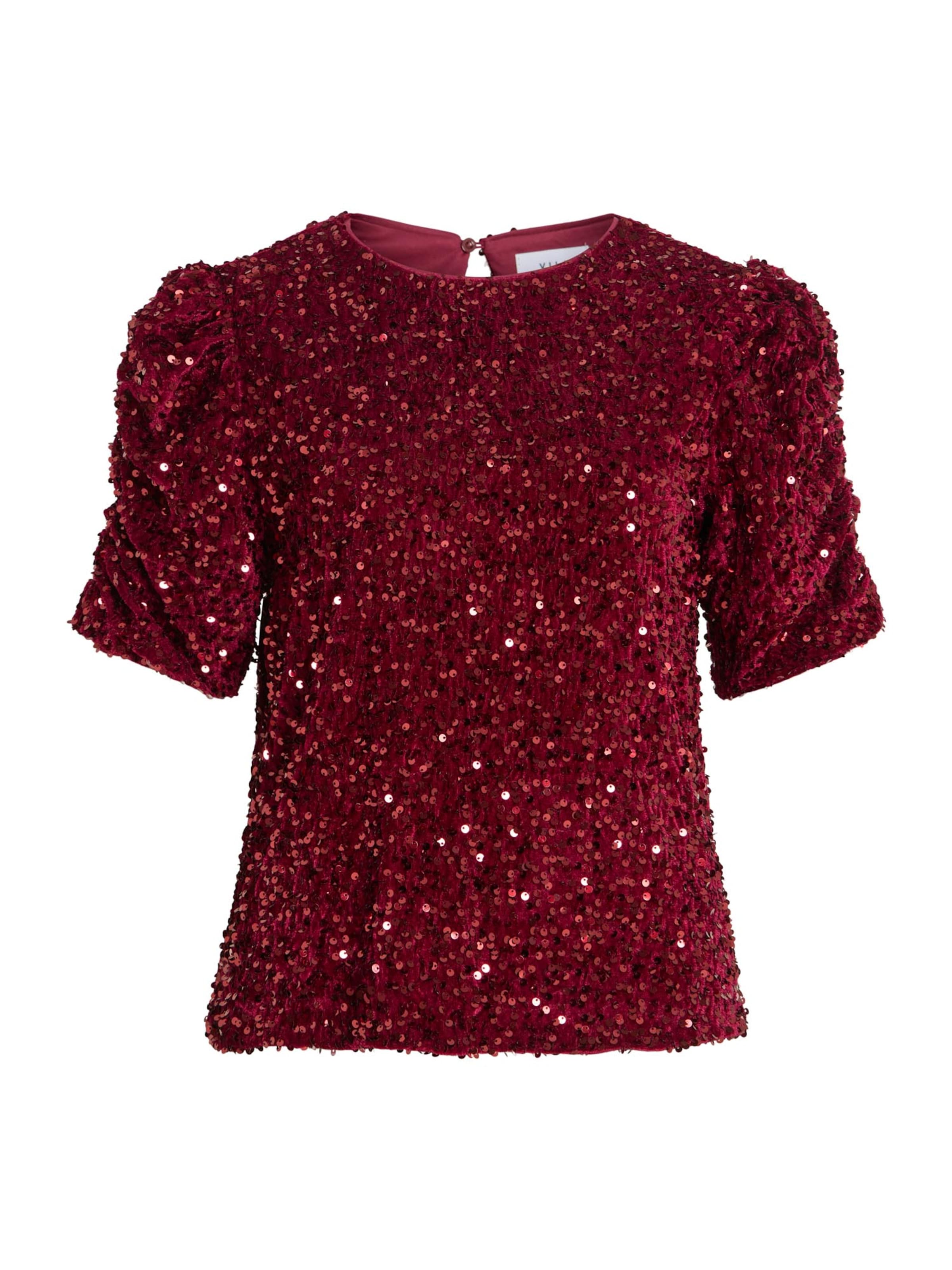 VILA Bluse 'VIBelieve' in Rot: Vorderseite