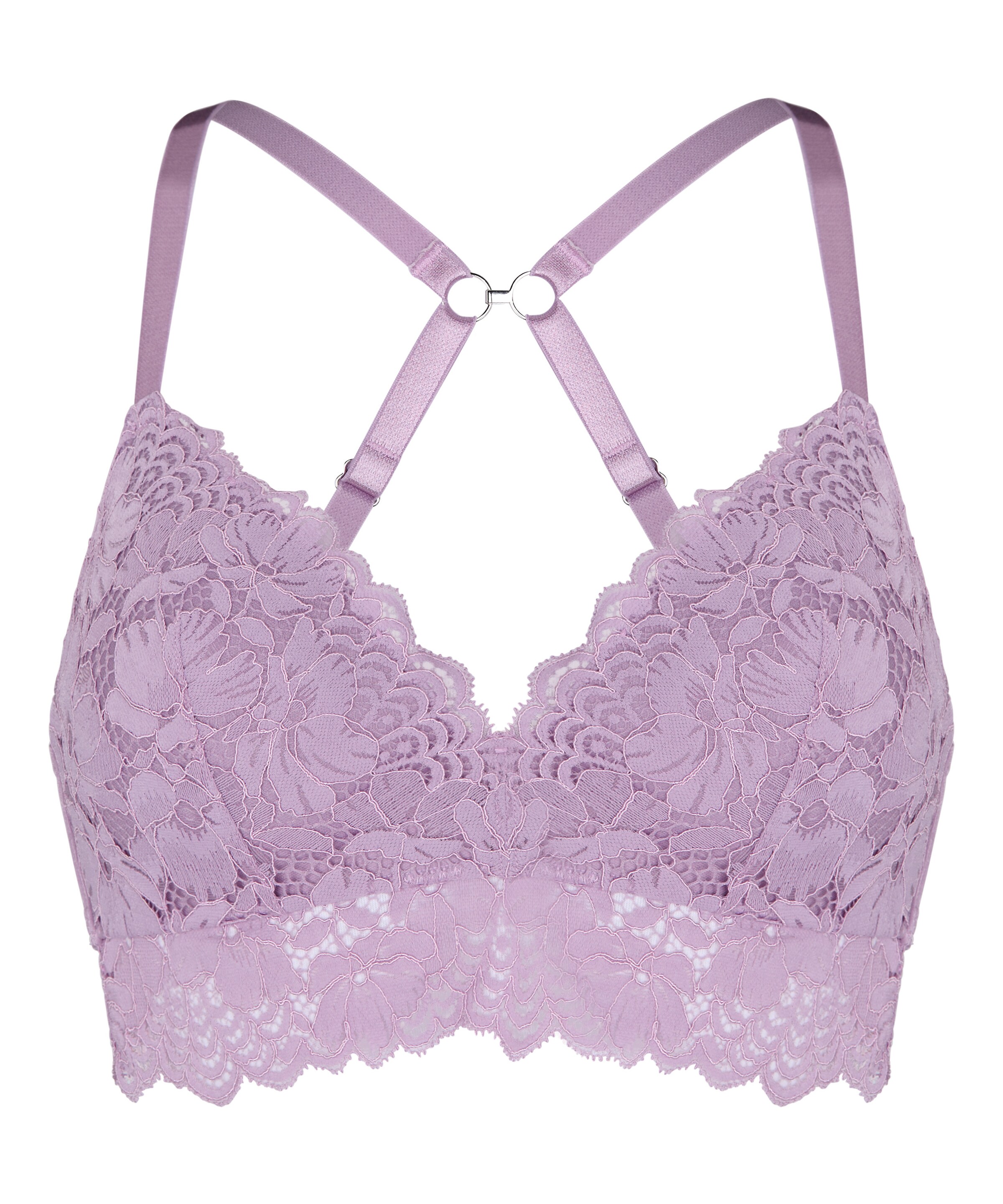 Hunkemöller Triangle Bra 'Andrea' in Purple: front