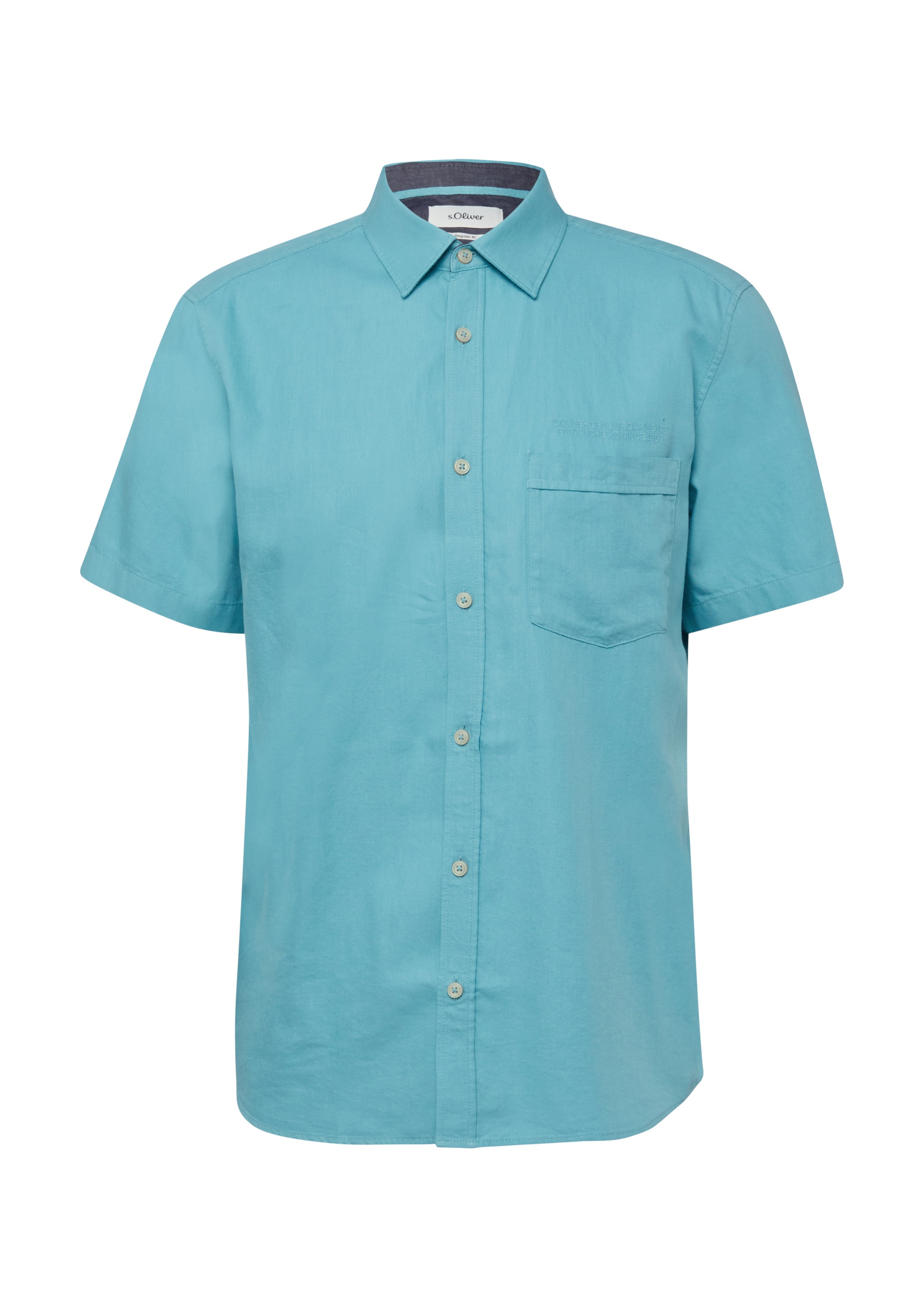 s.Oliver Hemd in Grün: Vorderseite