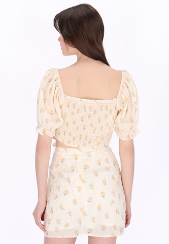 MYMO - Blusa 'Young Fashion' em amarelo