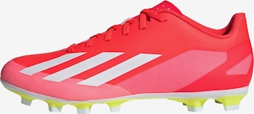 ADIDAS PERFORMANCE - Zapatillas de fútbol 'X Crazyfast Club' en rojo: frente