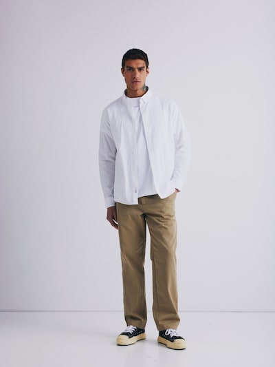 !Solid Chino 'SDAlann' in de kleur Cappuccino, Productweergave