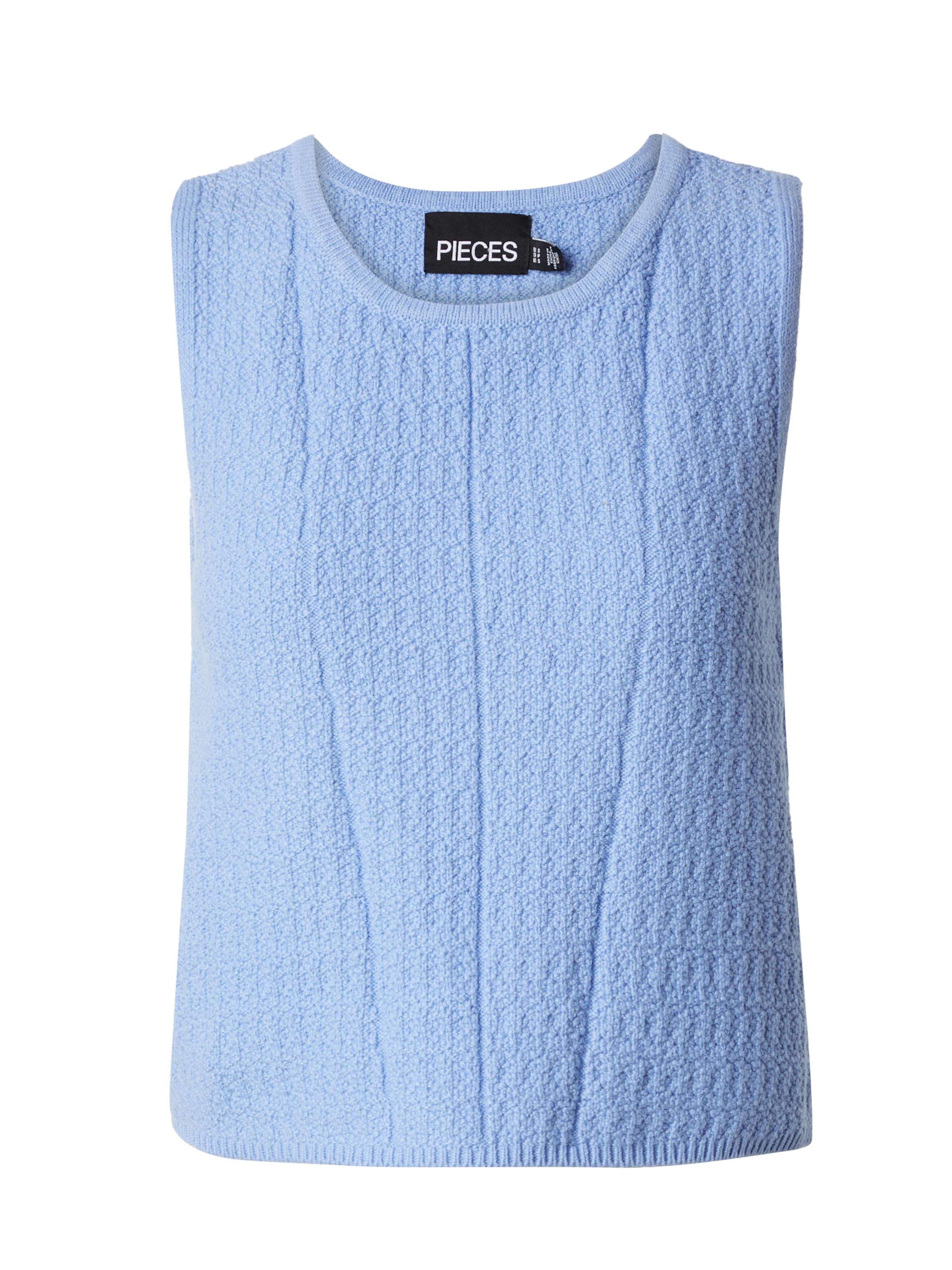Top in maglia 'PCKENNA' di PIECES in blu: frontale