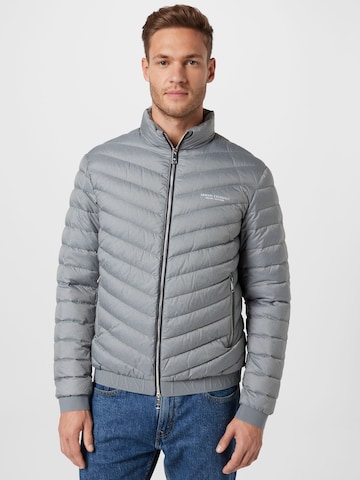 ARMANI EXCHANGE Winter Jacket in Grey: front