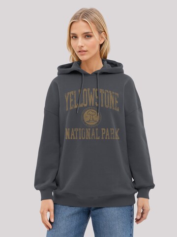 F4NT4STIC Sweatshirt 'US National Parks' in Zwart: voorkant