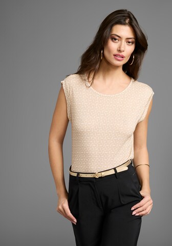 LAURA SCOTT T-Shirt in Beige: Vorderseite
