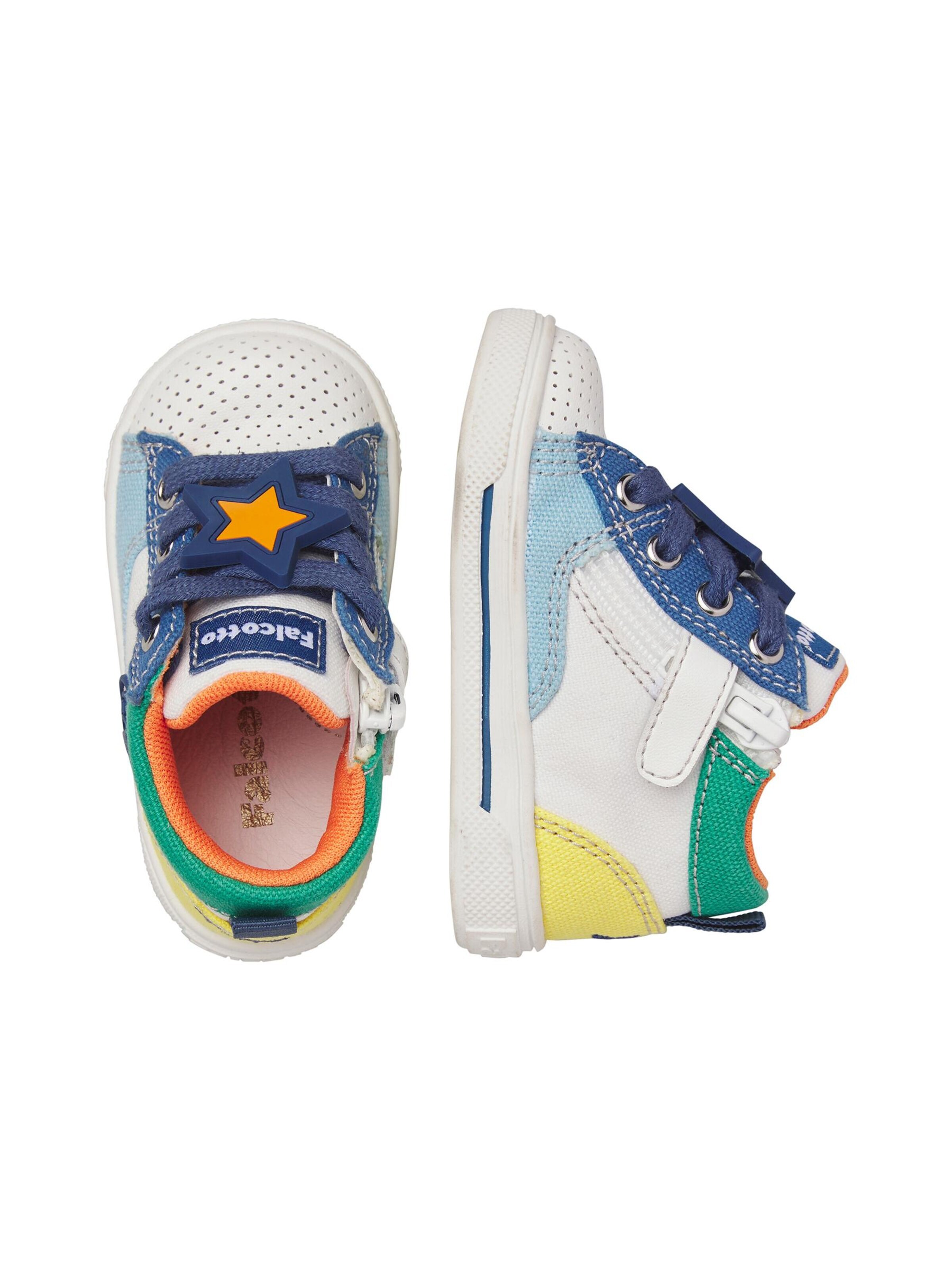 Baskets 'SHIN ZIP.' Falcotto en bleu
