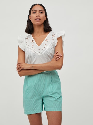 VILA - Blusa 'Lini' em branco: frente