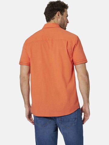 BABISTA Regular fit Button Up Shirt 'Vinclo' in Orange
