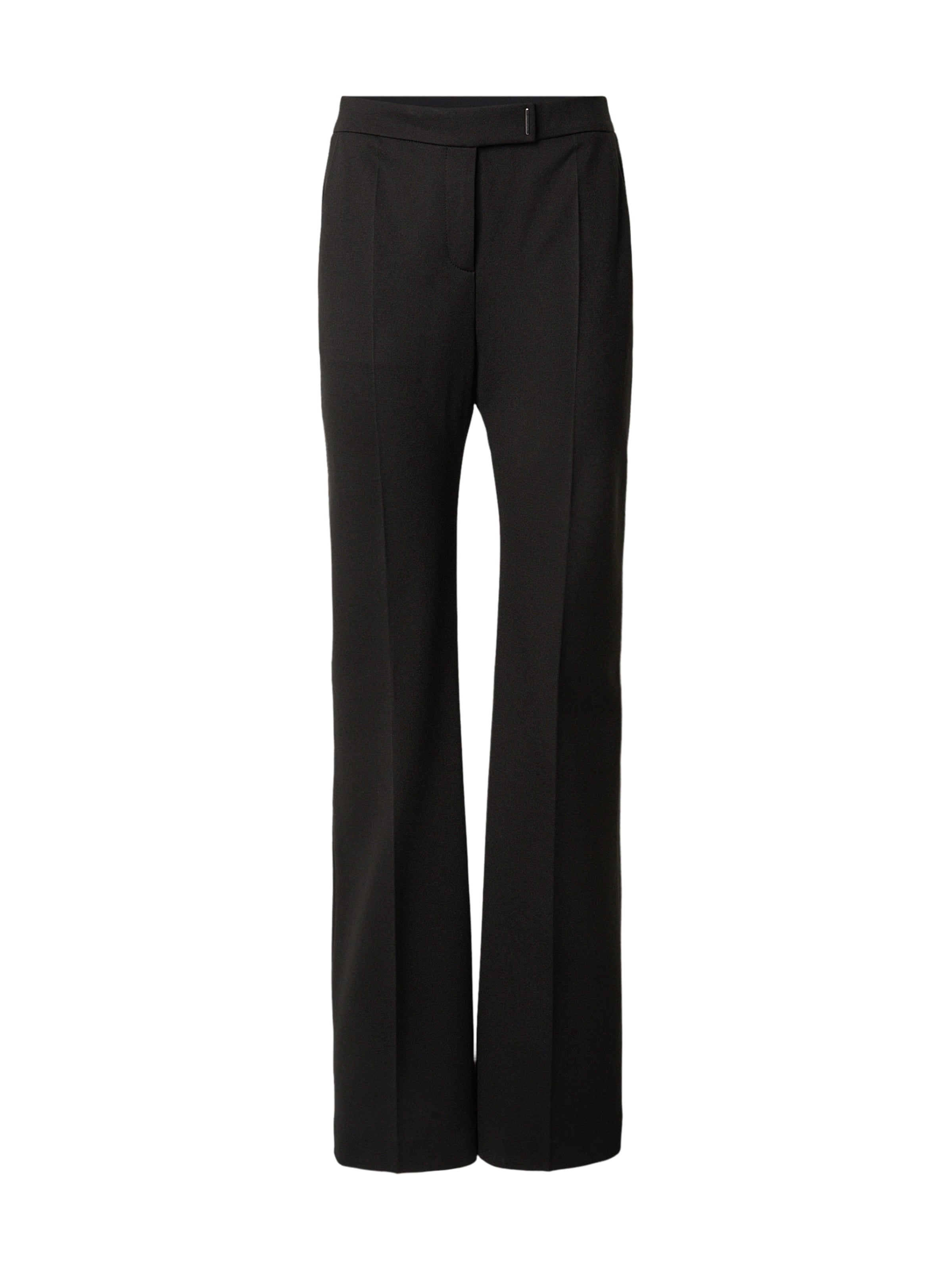 BOSS Bootcut Pantalon 'Talia4' in Zwart: voorkant