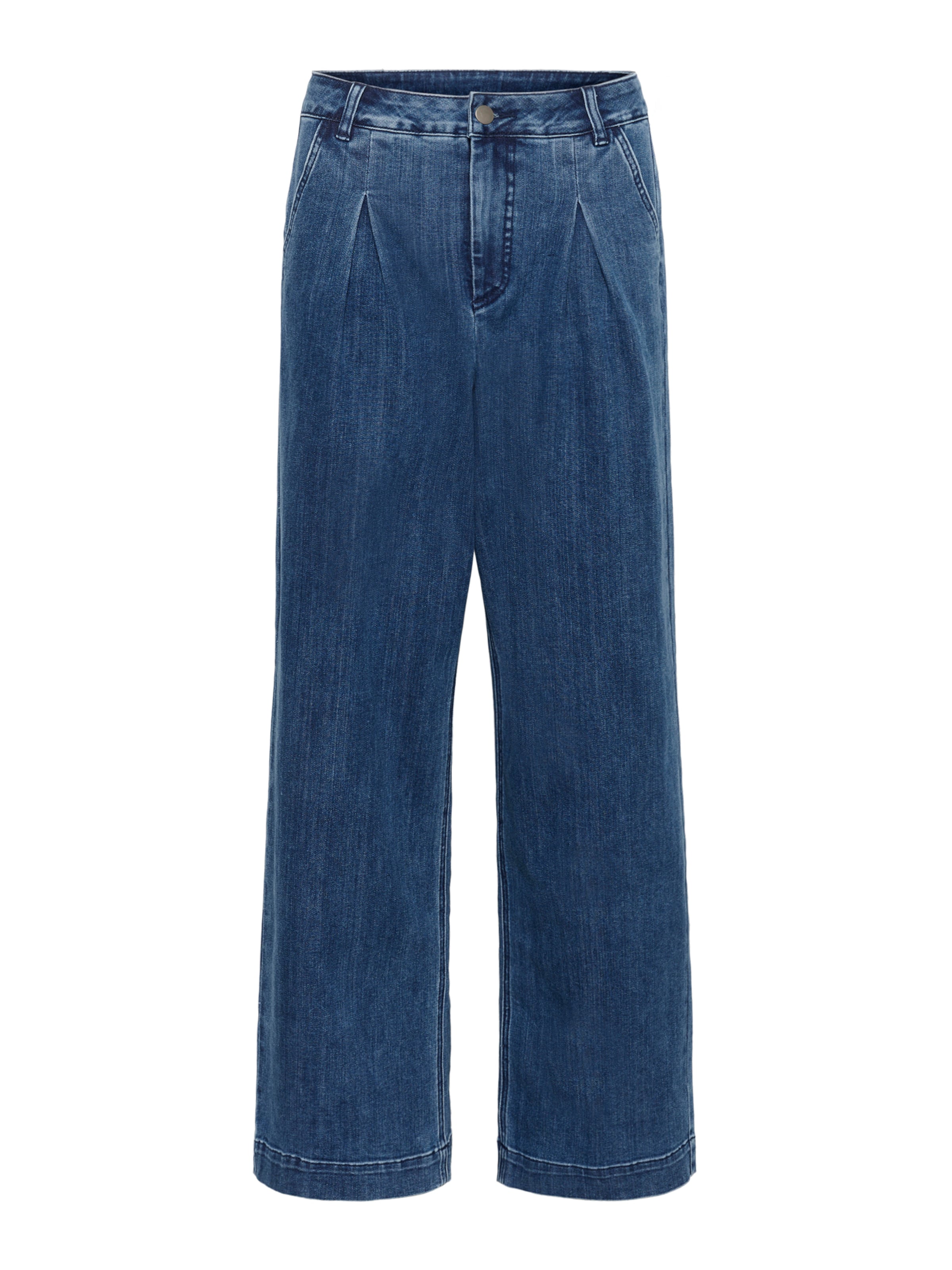 Kaffe Wide Leg Jeans 'KALea' in Blau: Vorderseite