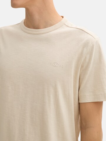 TOM TAILOR Shirt in Beige