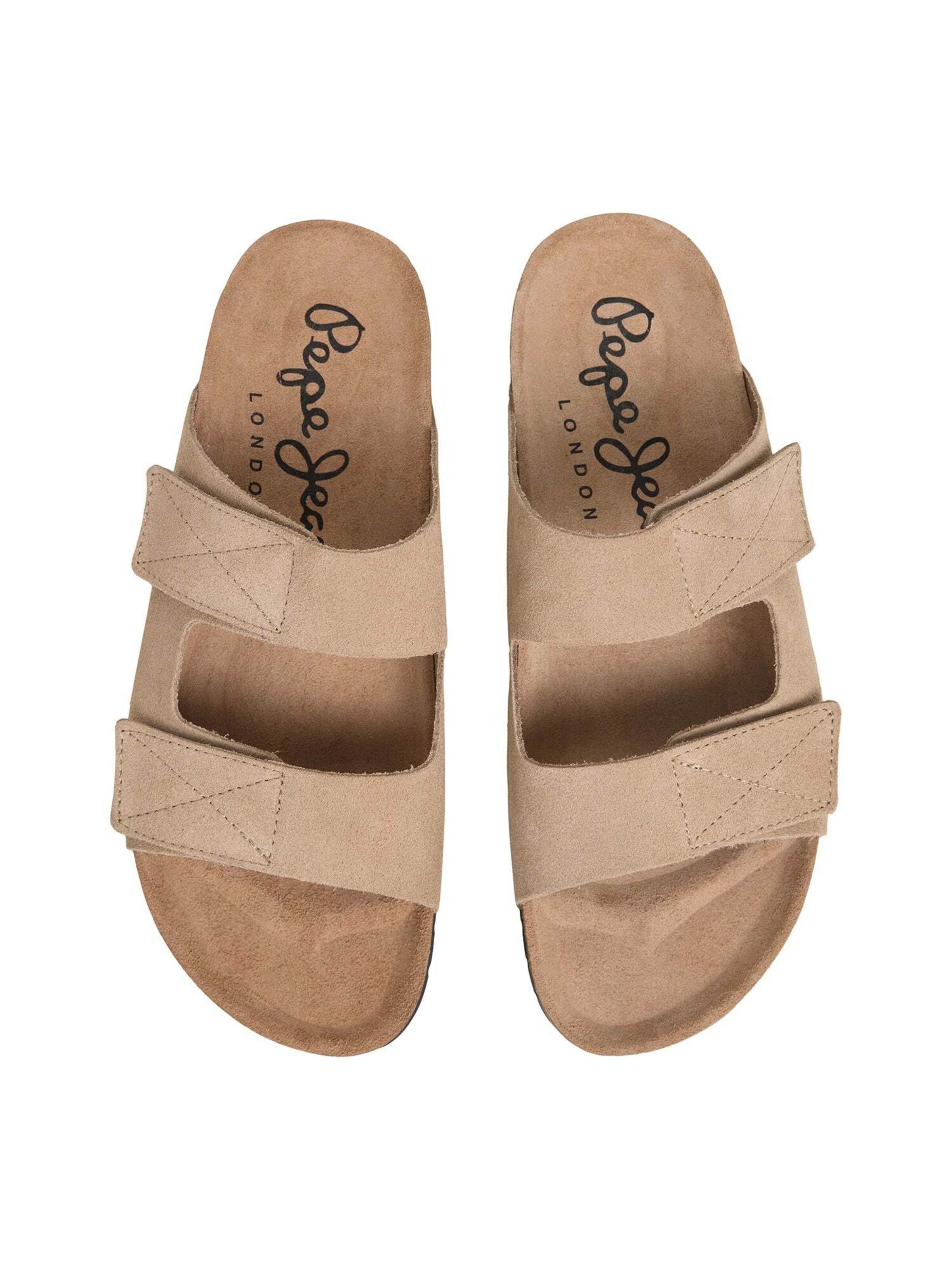 Pepe Jeans Pantolette in Beige