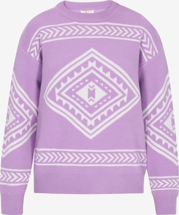 IZIA Pullover in Lila: Vorderseite