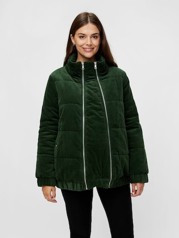 MAMALICIOUS Демисезонная куртка 'Daphne' в Зеленый: спереди
