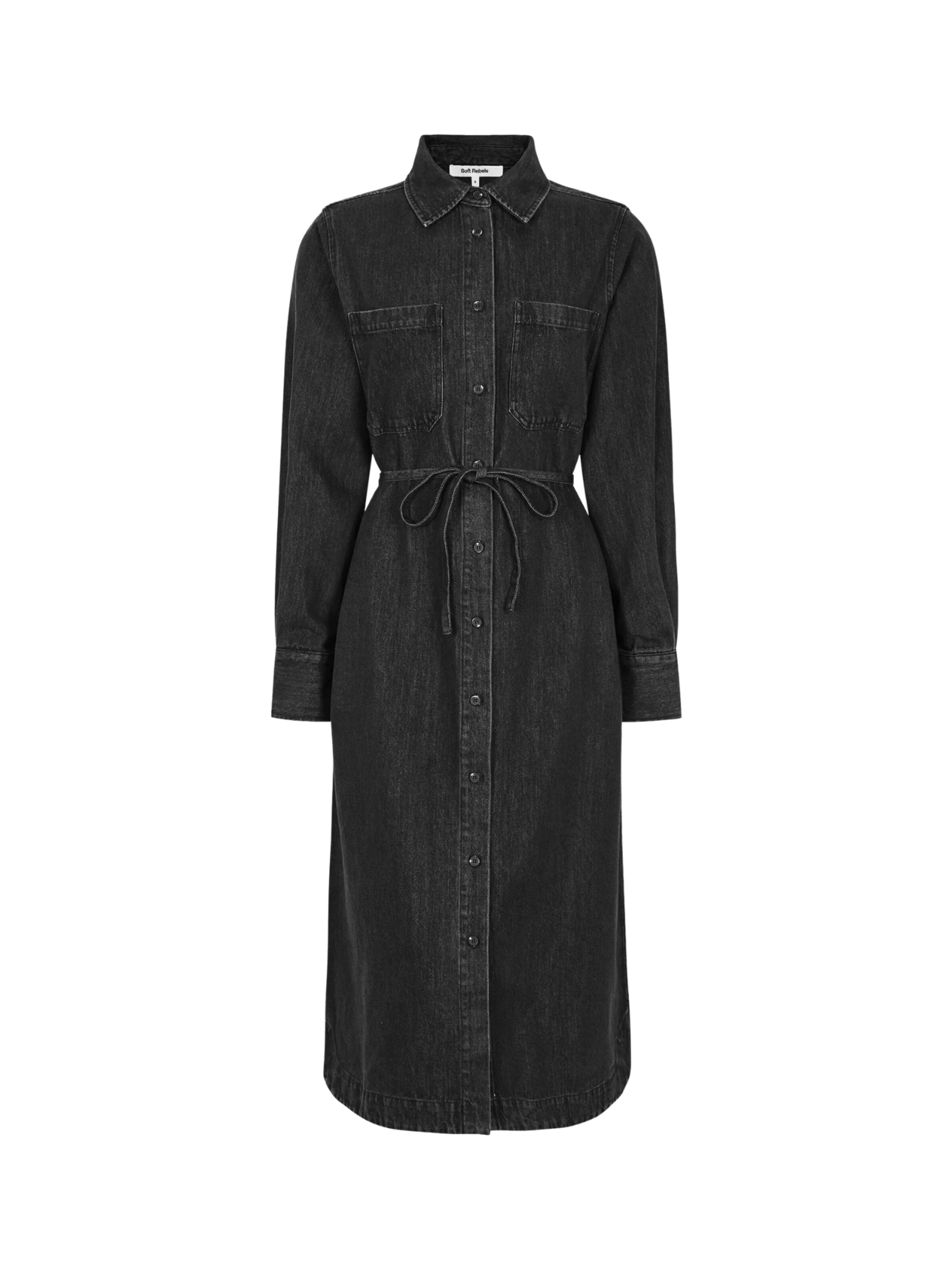 Soft Rebels Blusenkleid 'Keira' in Grau: Vorderseite