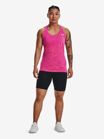 UNDER ARMOUR Sports Top 'Tech' in Pink