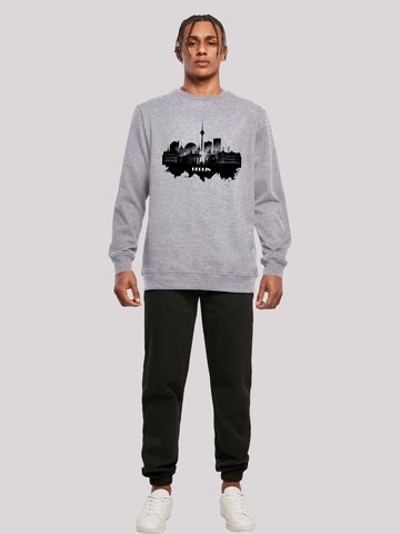 F4NT4STIC Sweatshirt 'Cities Collection - Berlin skyline' in Grijs